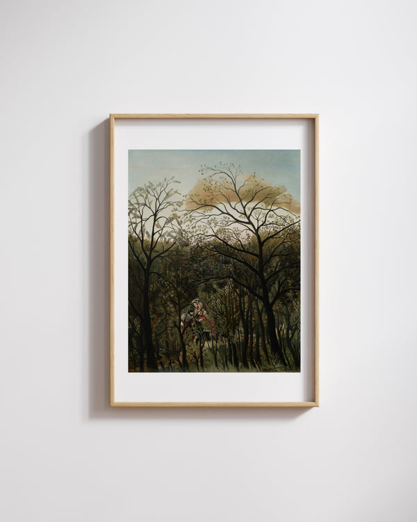 Henri Rousseau - Ormanda Buluşma Fine Art Baskı