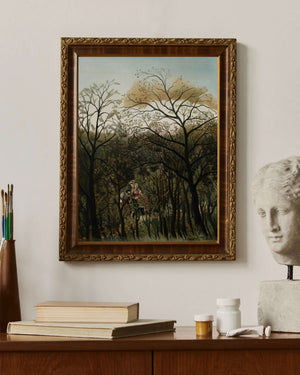 Henri Rousseau - Ormanda Buluşma Çerçeve