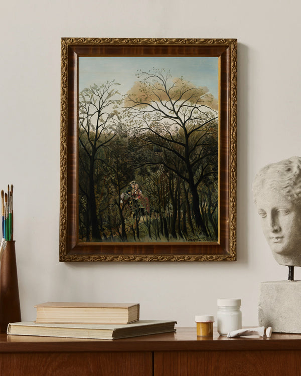 Henri Rousseau - Ormanda Buluşma Çerçeve