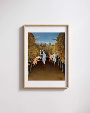 Henri Rousseau - Futbolcular Fine Art Baskı