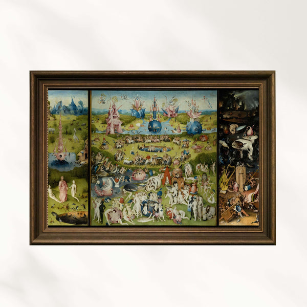 Hieronymus Bosch - Dünyevi Zevkler Bahçesi poster