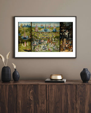 Hieronymus Bosch - Dünyevi Zevkler Bahçesi fine art baskı