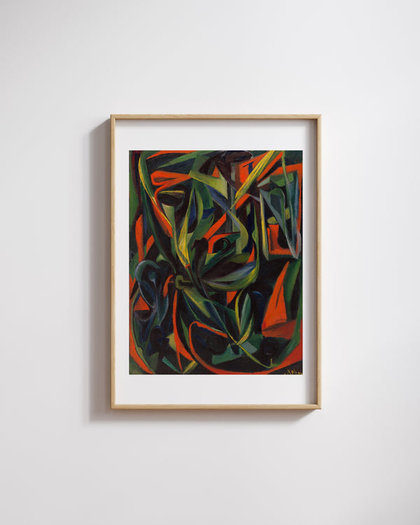 Hilla Rebay - Kompozisyon I Fine Art Baskı