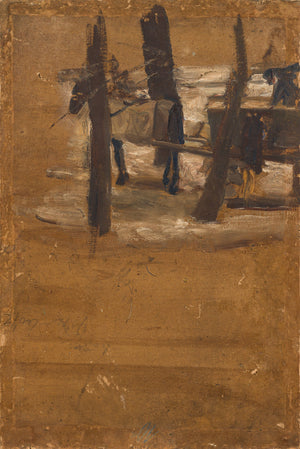 Max Liebermann - Kışın At Arabası