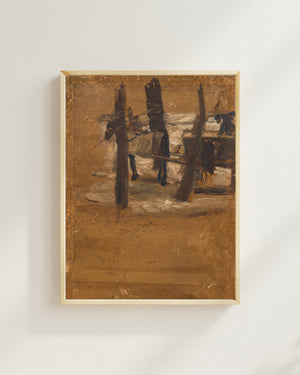 Max Liebermann - Kışın At Arabası