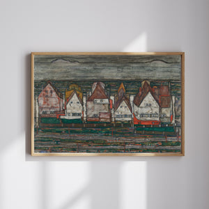 Egon Schiele - Houses by the Sea