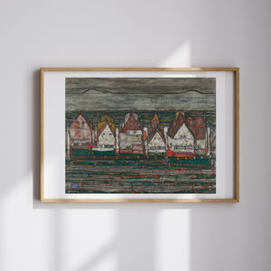 Egon Schiele - Houses by the Sea