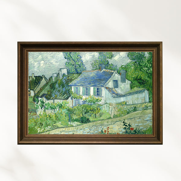 Vincent van Gogh - Auvers'deki Evler fine art baskı
