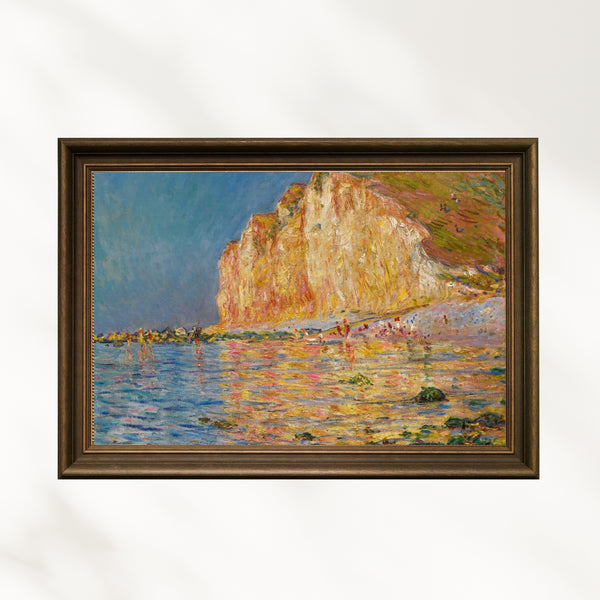 Claude Monet - Petites-Dalles'da Alçak Gelgit