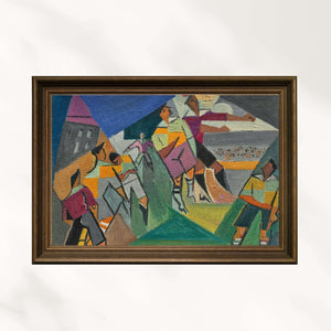 André Lhote - Rugby Oyuncuları fine art baskı