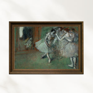 Edgar Degas - Bir Grup Dansçı fine art baskı