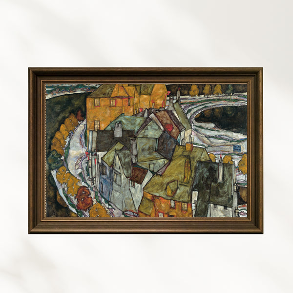 Egon Schiele - Evler Hilali II (Ada Kasabası)