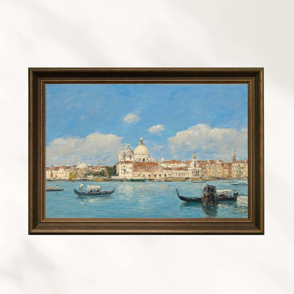 Eugène Boudin - Venedik - Büyük Kanal'ın Başlangıcı