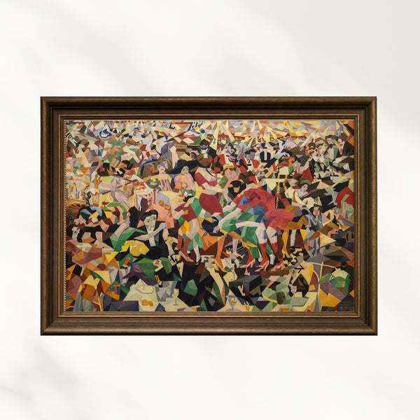 Gino Severini - Monico'da Pan Pan Dansı fine art baskı