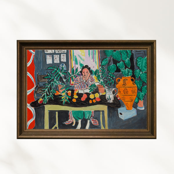 Henri Matisse - Etrüsk Vazolu İç Mekân
