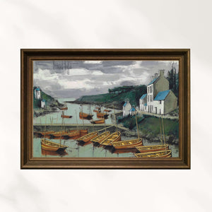 Doëlan Çevresi Balıkçıların Dönüşü fine art baskı