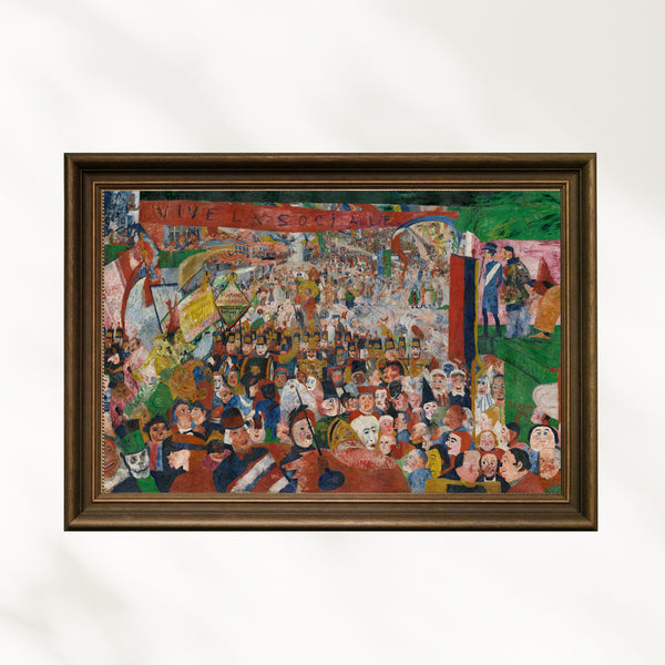 James Ensor - İsa'nın 1889'da Brüksel'e Girişi