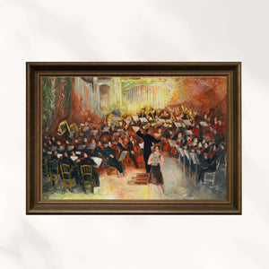 Jean Dufy - Salle Gaveau - Büyük Orkestra fine art baskı