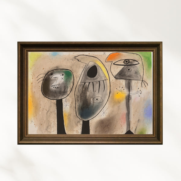 Joan Miró - Gecedeki Figürler