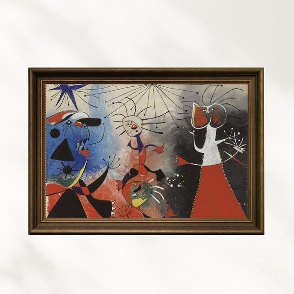 Joan Miró - Yıldızların Okşayışı