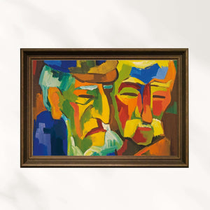 Karl Schmidt-Rottluff - Pomeranyalı Çiftçiler Fine Art Baskı