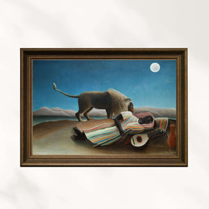 Henri Rousseau - Uyuyan Çingene Fine Art Baskı