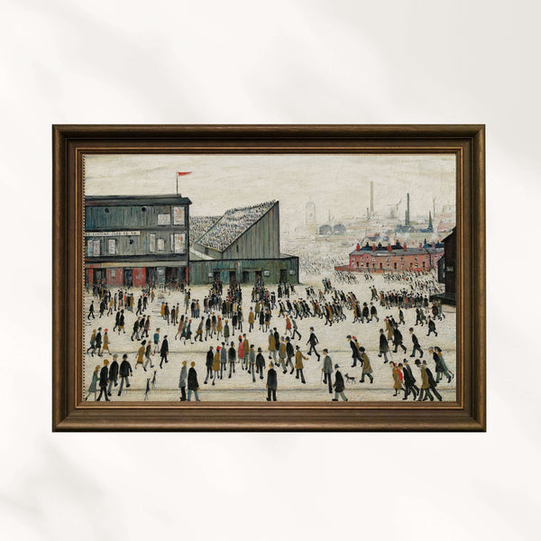 L.S Lowry - Maça Gidiş Fine Art Baskı