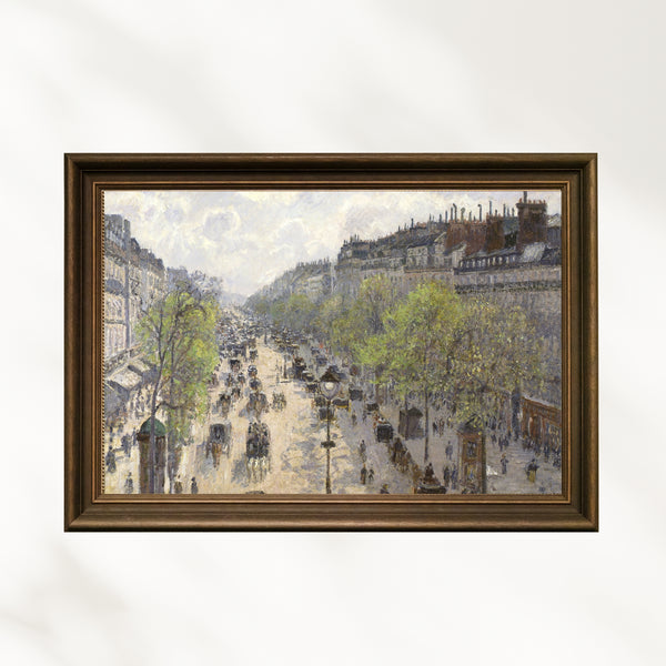 Camille Pissarro - Boulevard Montmartre İlkbahar