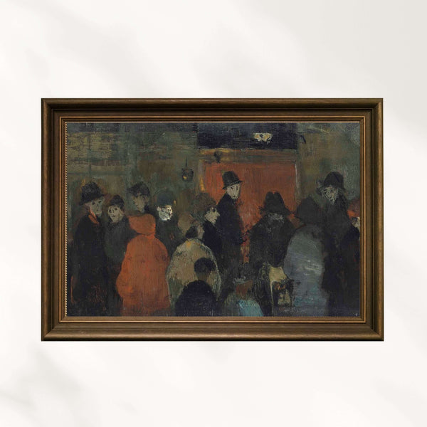 L. S. Lowry - Kalabalık Fine Art Baskı