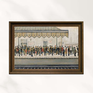 L. S. Lowry - Tren Peronu Fine Art Baskı