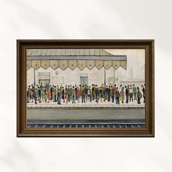 L. S. Lowry - Tren Peronu Fine Art Baskı
