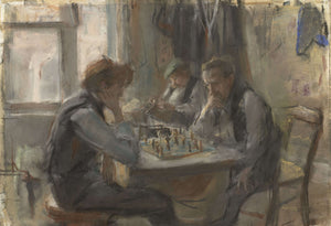 Isaac Israels - Satranç Oyuncuları Tablo