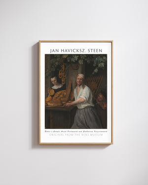 Jan Havicksz. Steen - Fırıncı Çifti poster