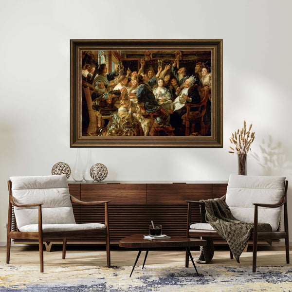 Jacob Jordaens - The Bean King's Feast