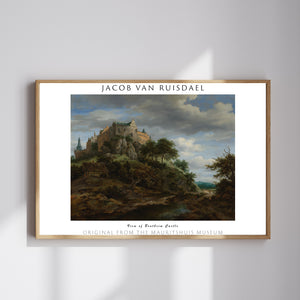 Jacob van Ruisdael-Bentheim Kalesi Manzarası poster