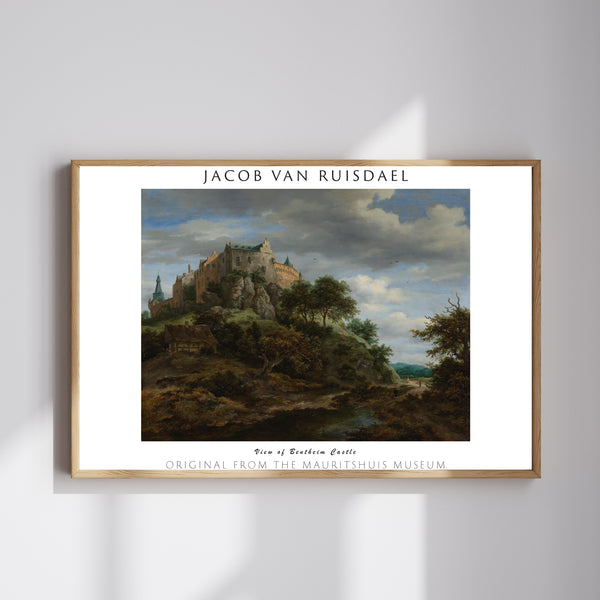 Jacob van Ruisdael-Bentheim Kalesi Manzarası poster