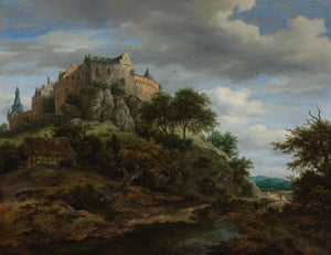 Jacob van Ruisdael-Bentheim Kalesi Manzarası tablo