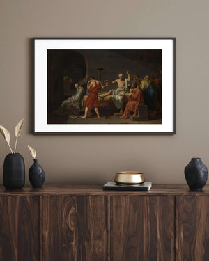 Jacques Louis David - Sokrates’in Ölümü Fine Art Baskı