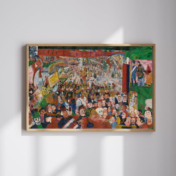 James Ensor - İsa'nın 1889'da Brüksel'e Girişi