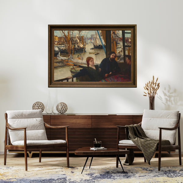 James McNeill Whistler - Wapping Fine Art Baskı