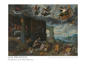 Jan Brueghel the Younger - Gezegen Merkür’ün Çocukları tablo