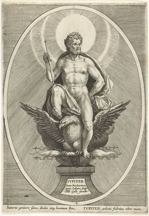 Jan Collaert - Jüpiter fine art baskı
