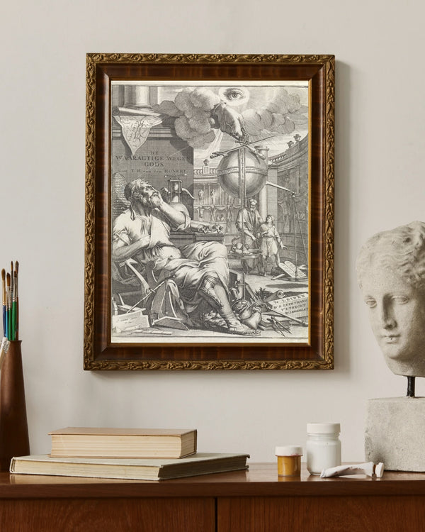 Jan Goeree - Tanrı’nın Kudretinin Alegorisi Fine Art Baskı