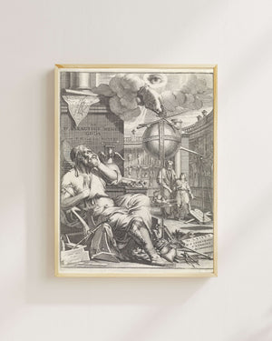 Jan Goeree - Tanrı’nın Kudretinin Alegorisi Fine Art Baskı