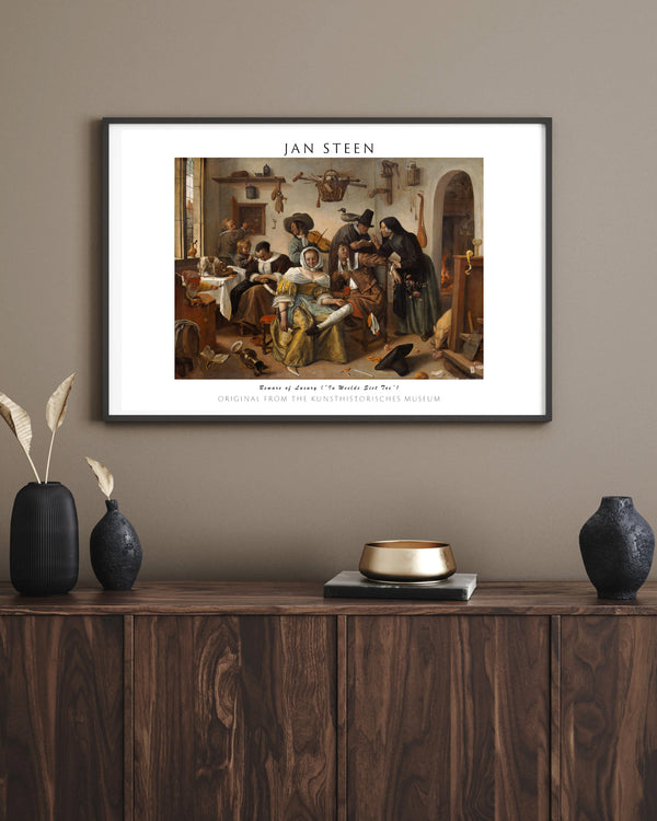 Jan Havicksz. Steen - Lükse Dikkat Et çerçeve