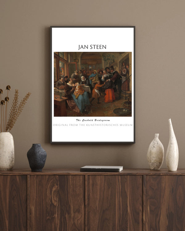 Jan Havicksz. Steen - Aldatılan Damat çerçeve