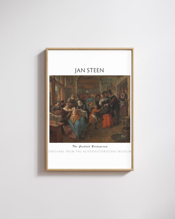 Jan Havicksz. Steen - Aldatılan Damat poster