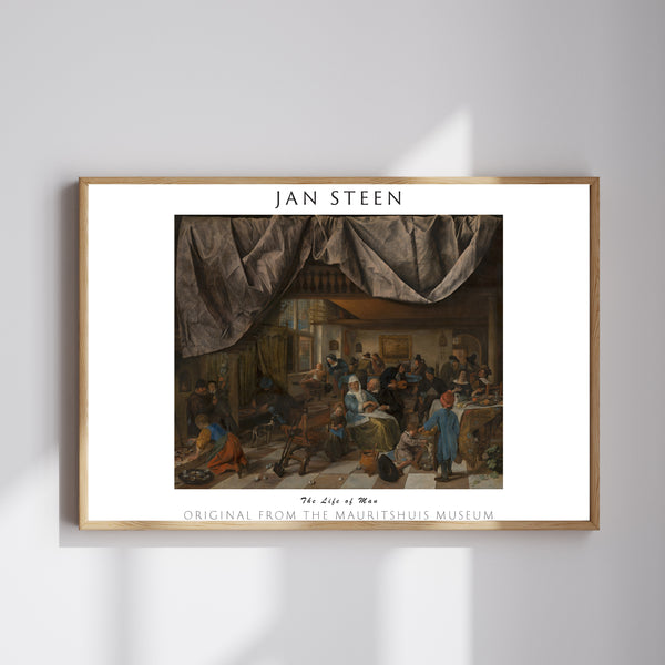 Jan Havicksz. Steen-İnsanın Hayatı poster