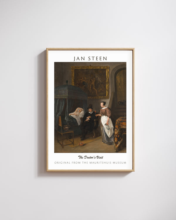 Jan Havicksz. Steen-Doktor Ziyareti poster