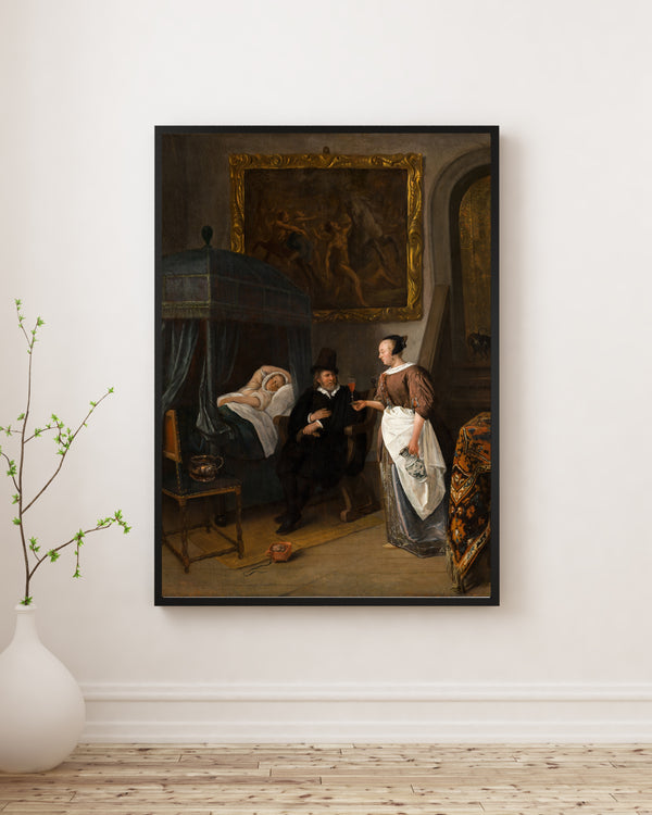 Jan Havicksz. Steen - Doktor Ziyareti poster